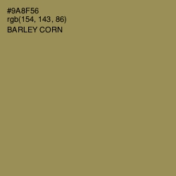 #9A8F56 - Barley Corn Color Image